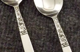 Imperial IMI60 Lot of 4 Teaspoons Black Floral Accent-3 Sets Available J... - $19.95