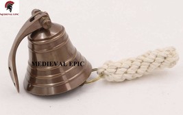 2" Antique Ship Bell Maritime Duty Watch/Indoor/Outdoor/Last Orders/Pub/Door