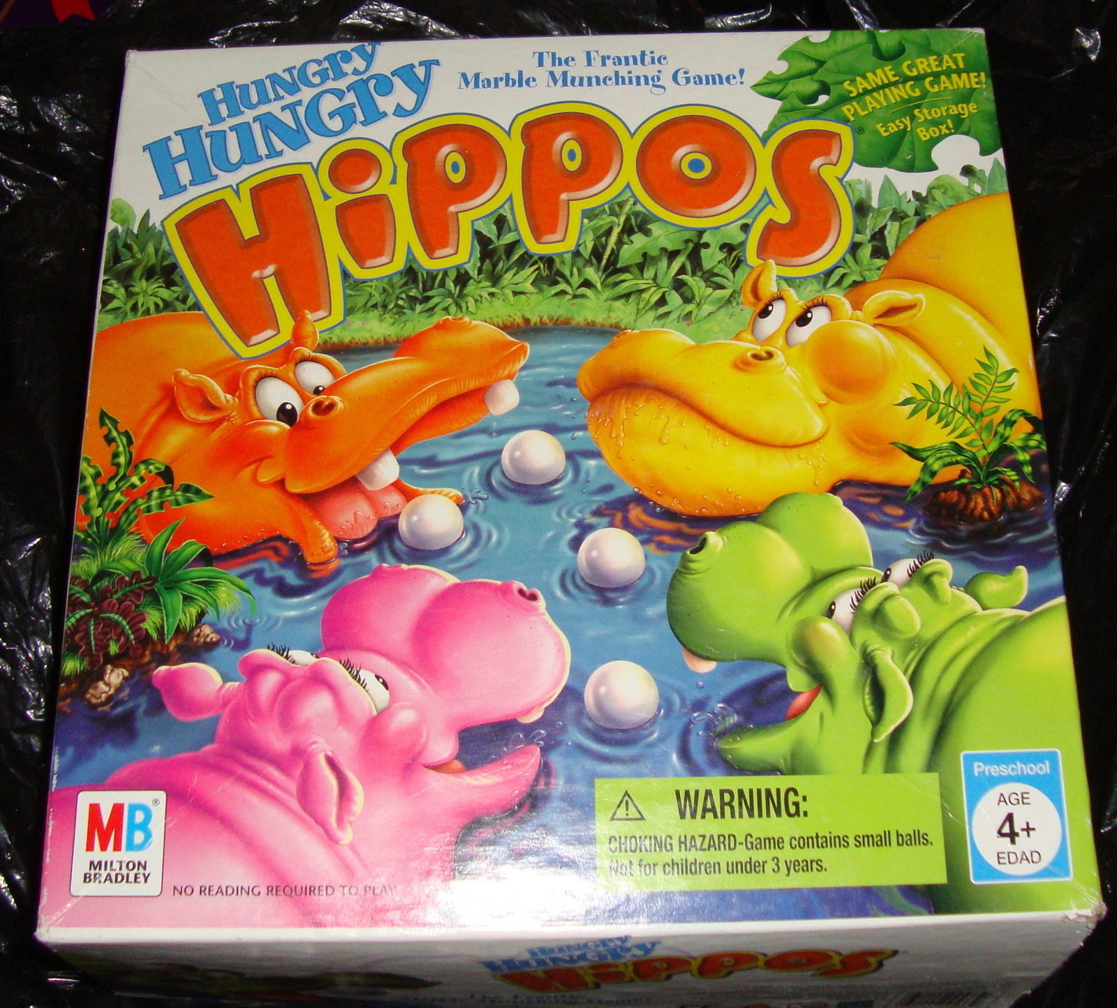 Hungry Hungry Hippos Vintage 2005 Game Complete Marbles
