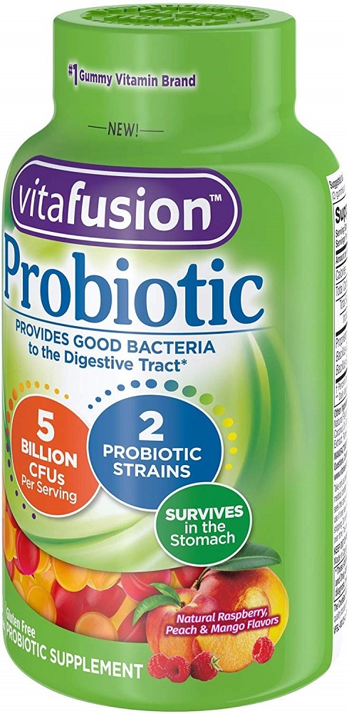 Vitafusion Probiotics Gummies, 70 Count for Men & Women