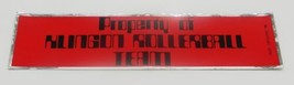 Star Trek Property of Klingon Rollerball Team Foil Bumper Sticker NEW UNUSED - $3.99