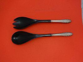 Lyric by Gorham Sterling Silver Salad Serving Set w/Black Nylon Ends - $107.91