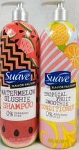 Suave Flavor Factory Watermelon Slushie Shampoo & Fruit Smoothie Conditioner C5 - $19.75