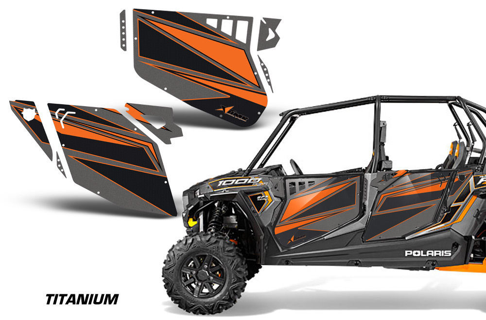 AMR Racing Gráfico Kit Polaris Rzr 1000 Utv Puertas Pegatina 4 Door Ti ...