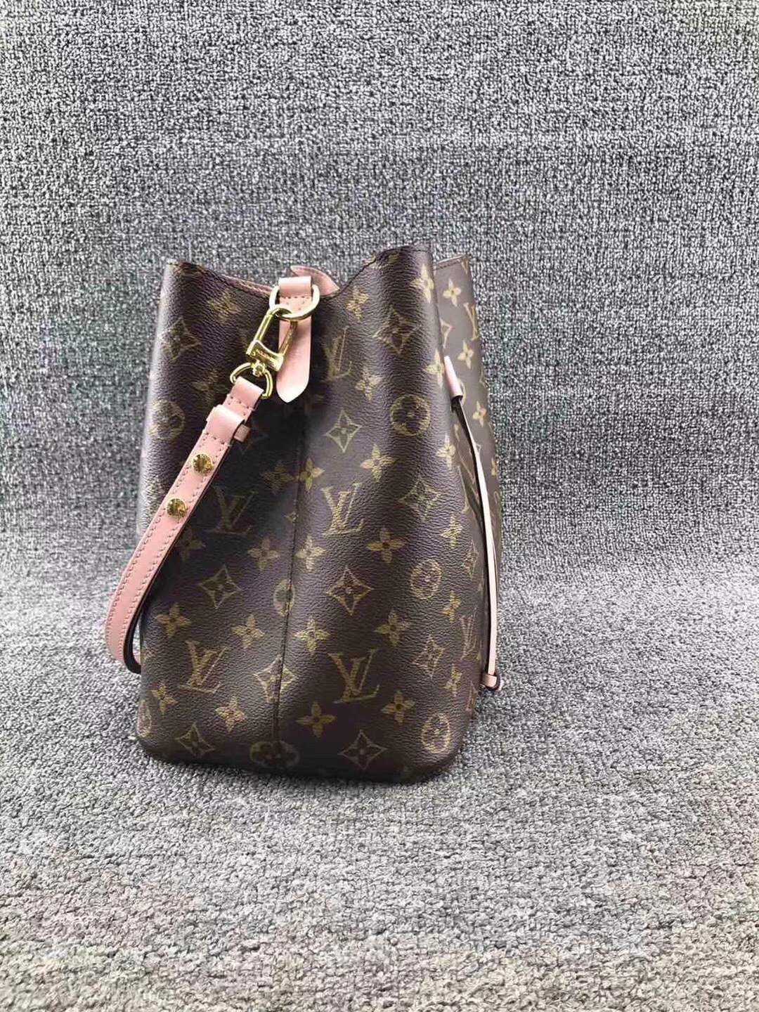 100% Authentic Louis Vuitton Monogram Neonoe Bucket Bag Pink Receipt Mint - Backpacks & Bookbags