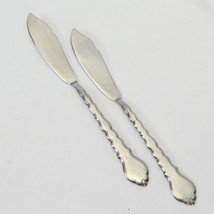 Oneida Cello Butter Knives 6.375" Community Burnished Stainless Lot of 2 - $18.61