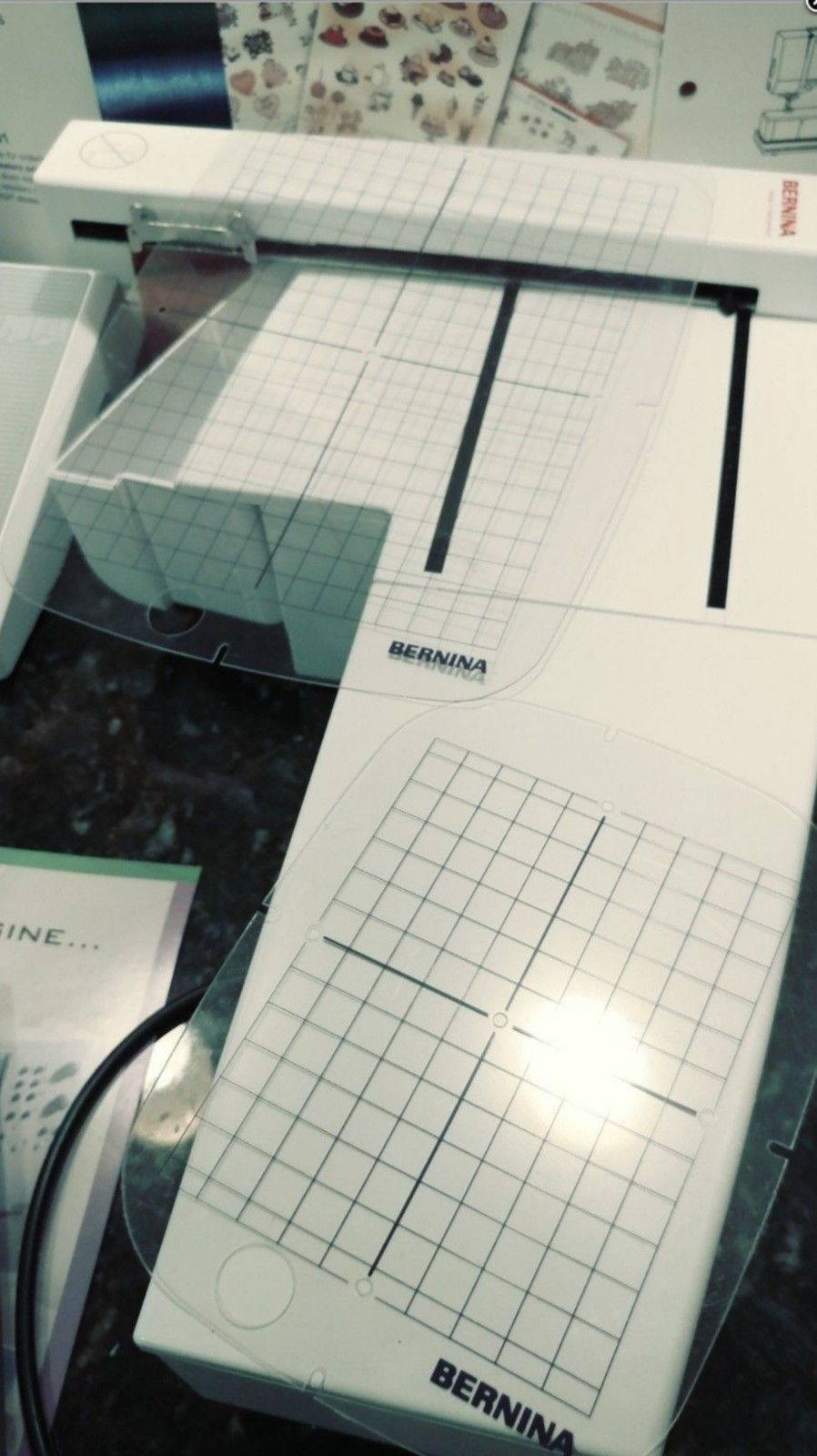 Bernina Artista 165 Sewing Machine Embroidery Module Hoops Case