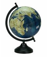 Table Top World Globe Teal Blue Decorative Desk Decor Tabletop Display 1... - $32.26