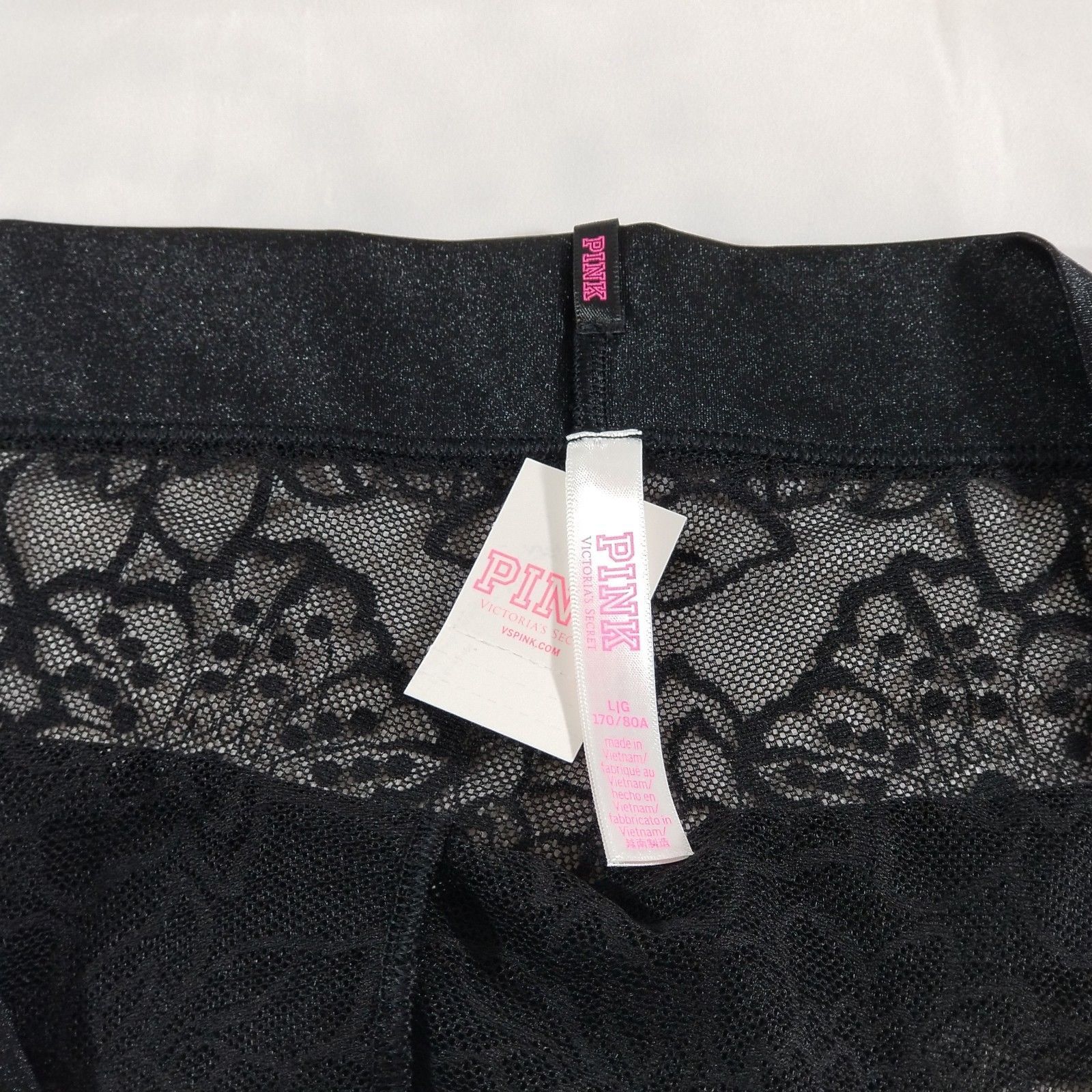 Victoria Secret PINK Cheekster Tanga Panties Lot of 3 Soft Lace Satin ...