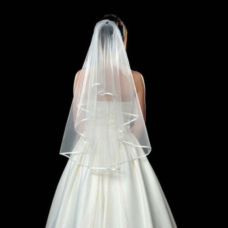 2 layers Women's Tulle Wedding Veils