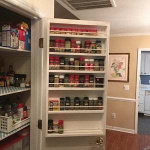 24 Door Mounted White Spice Rack Pantry And 50 Similar Items