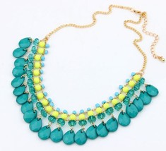 2016 Collier Femme Statement Bohemian Resin Beads Collares Necklaces & Pendants  - $6.01