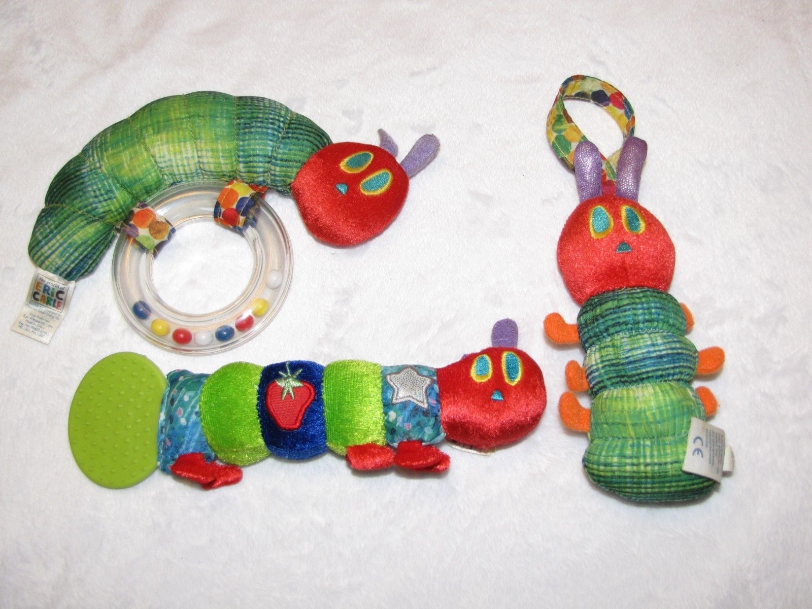 Eric Carle Very Hungry Caterpillar Plush Ladybug Toy - Interactive Baby Toy With Sounds, Teether & Clip