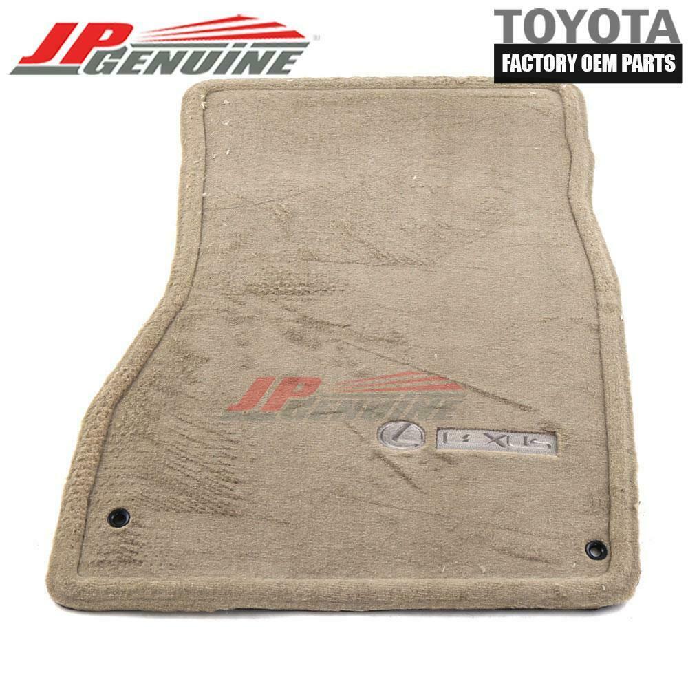 GENUINE LEXUS 0102 LS430 OEM LOGO CARPET FLOOR MAT 4PC SET IVORY PT208