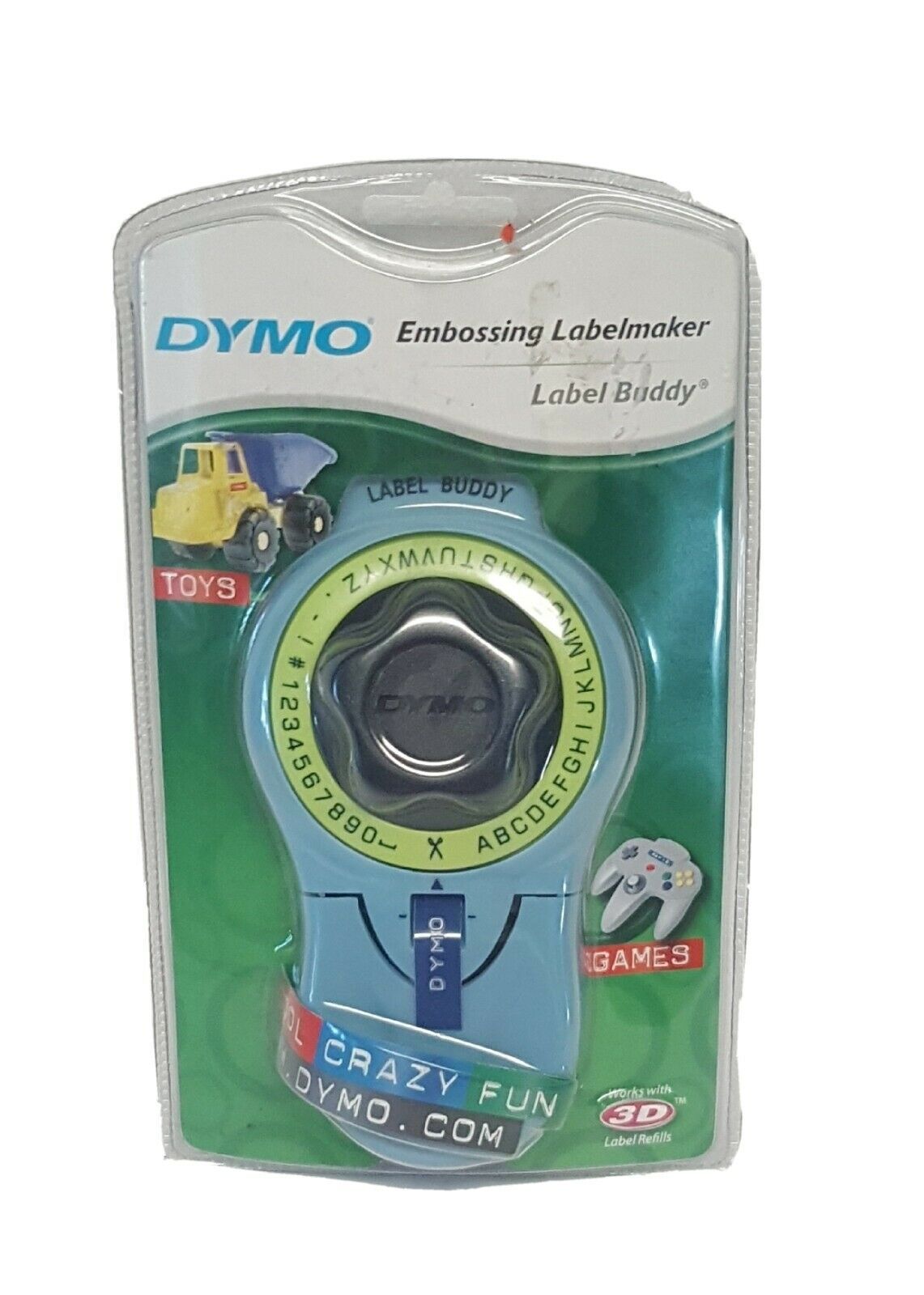 NEW Dymo Embossing Labelmaker Buddy Works w/ 3D Labels Label Makers