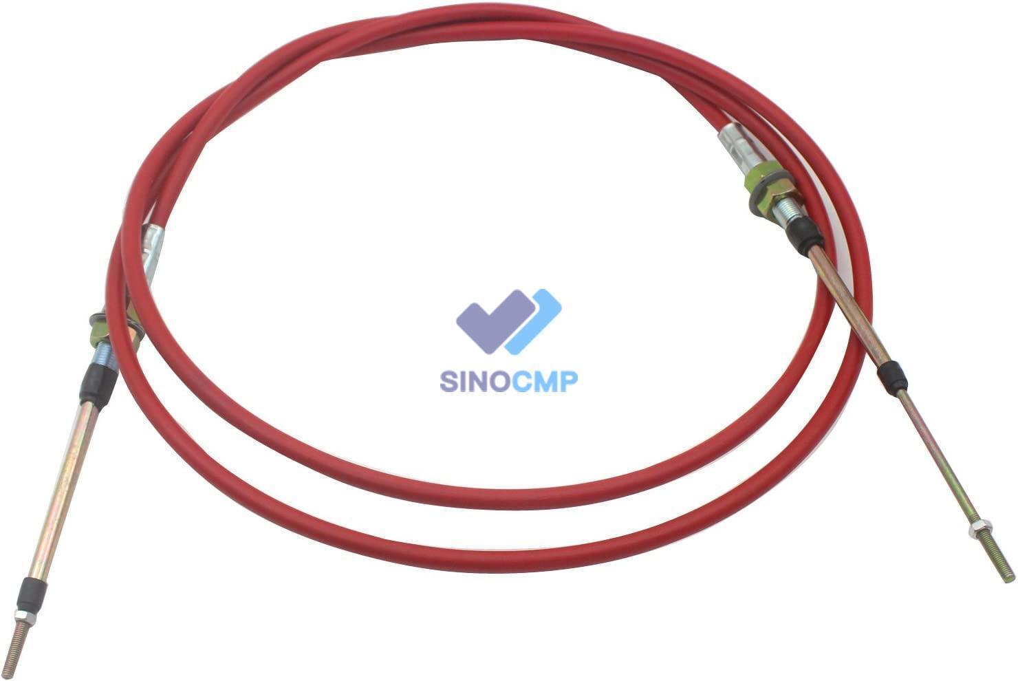 157.5'/4M Fuel Throttle Control Cable for Hitachi EX90 Kobelco SK605