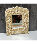 Facsimilies Ltd Cherub Mirror Baroque Style Wall Hanging Raised Relief D... - $55.44