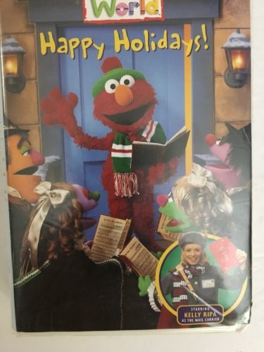 Sesame Street - Elmos World - Happy Holidays [VHS]TESTED-RARE-SHIPS N ...