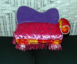 Battat Lavender &amp; Pink Iridescent Stars Plush Fainting Couch Groovy Girl... - $6.29