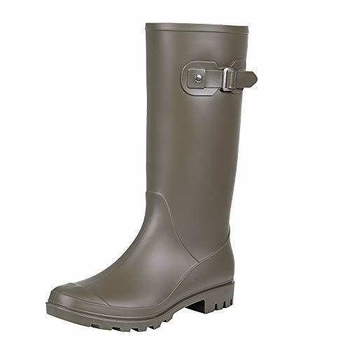 Women's Knee High Rain Boots Fashion Waterproof Comfortable Outdoor
