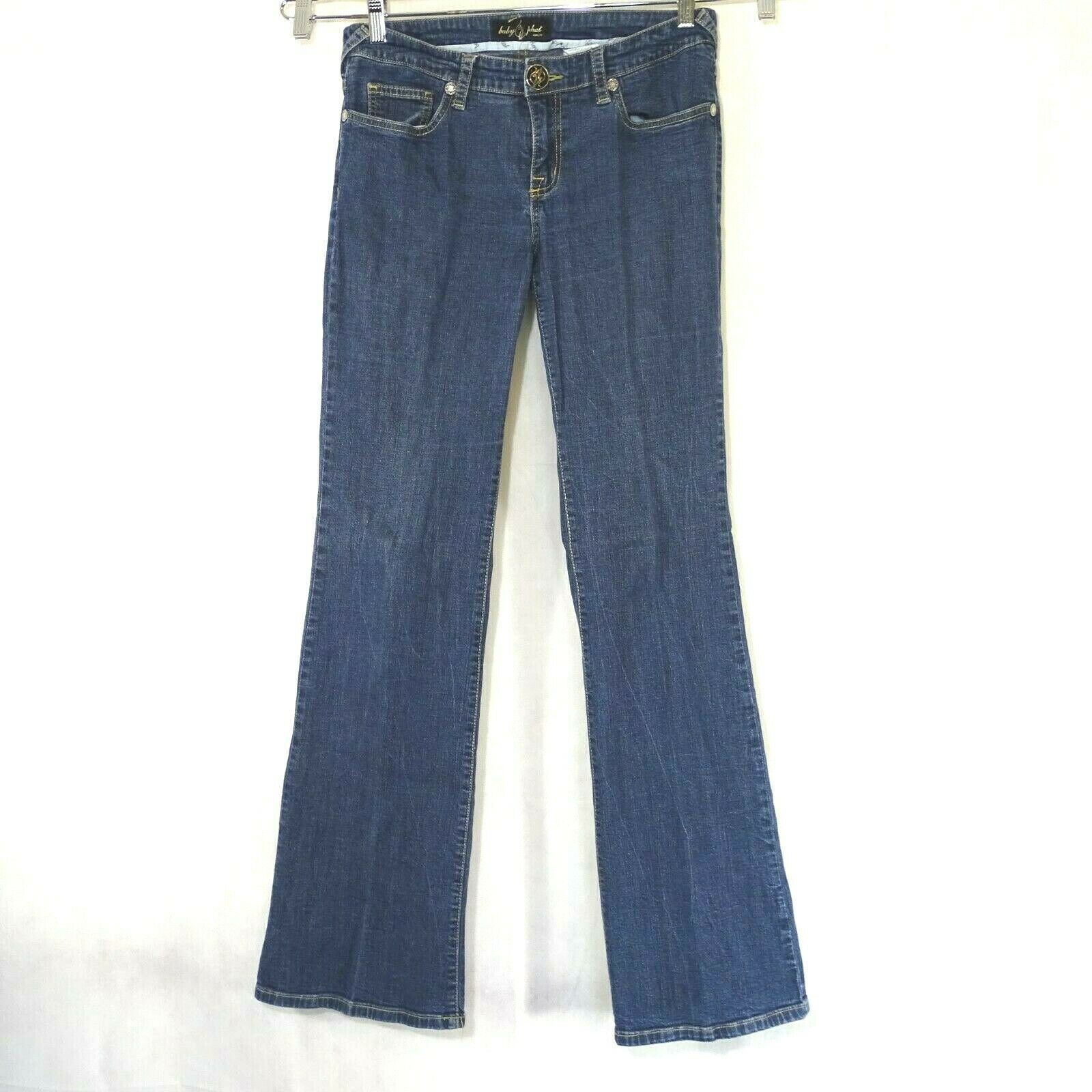 Baby Phat Bootcut Flare Jeans Women Juniors Size 11 Blue Medium Wash ...