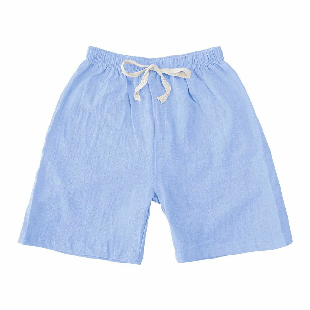 Solid Yellow Cotton Swim Trunks Swimsuit For Toddler Boy Summer Kids Beach Pants