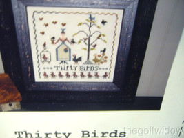 Hands to Work Thirty Birds Cross Stitch Pattern 2003 90 x 85 image 2