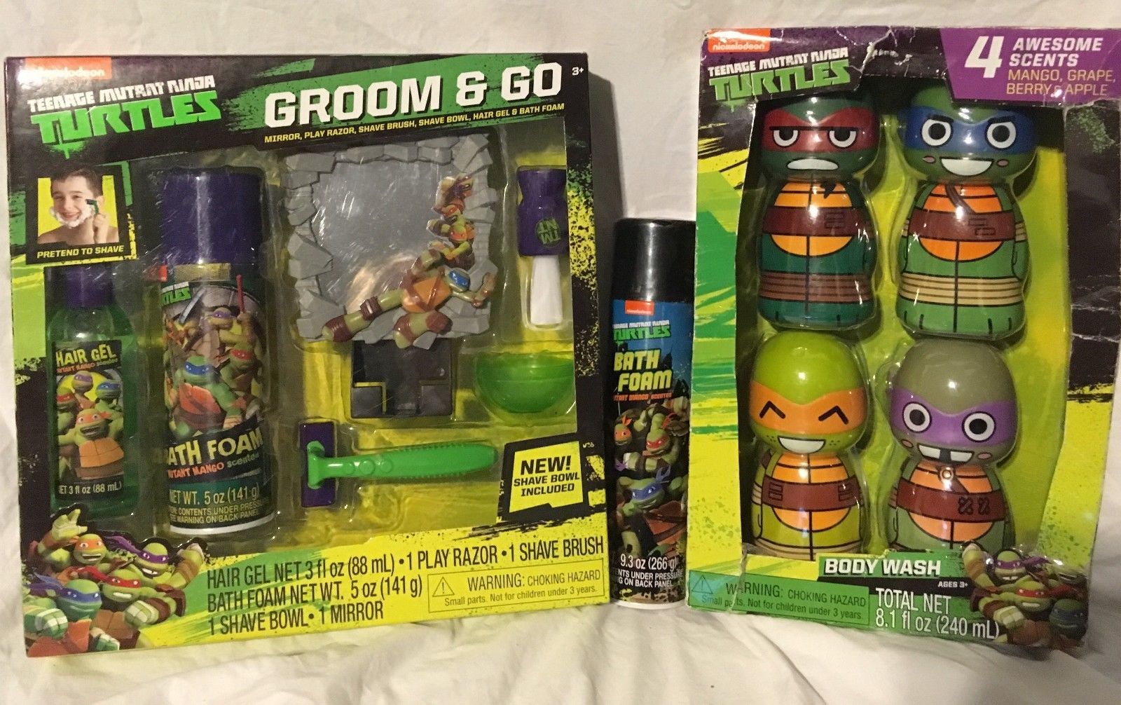Kids Age Mutant Ninja Turtles Bathroom And 24 Similar Items Kids Age Mutant Ninja Turtles Bathroom Bath Gift Set Shaving Kit 4 Body Wash