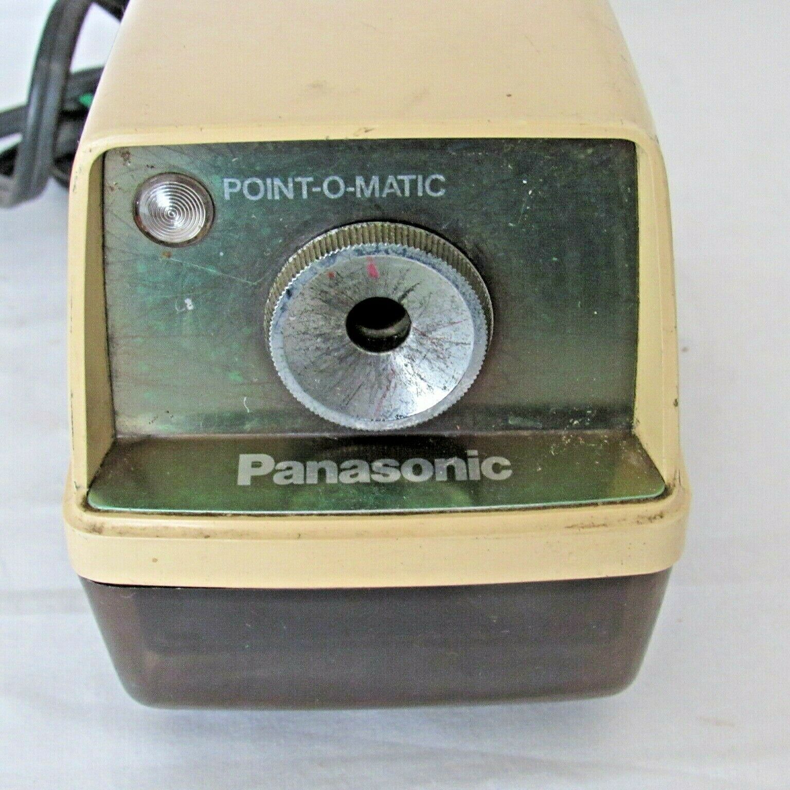 Vintage Panasonic Electric Pencil Sharpener Point O Matic KP 33A Japan