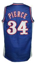 Paul Pierce Custom College Basketball Jersey New Sewn Blue Any Size image 2