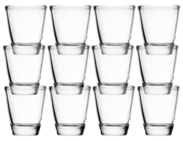 Clear Shot Glasses (Set of 12) 1.5 Ounce: Durable Heavy Base Shooter Glass - $11.53