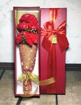 5 Soap Bouquets Carnation Soap Bouquet for Mother&#39;s Day Gifts Teacher&#39;s Day - $19.99