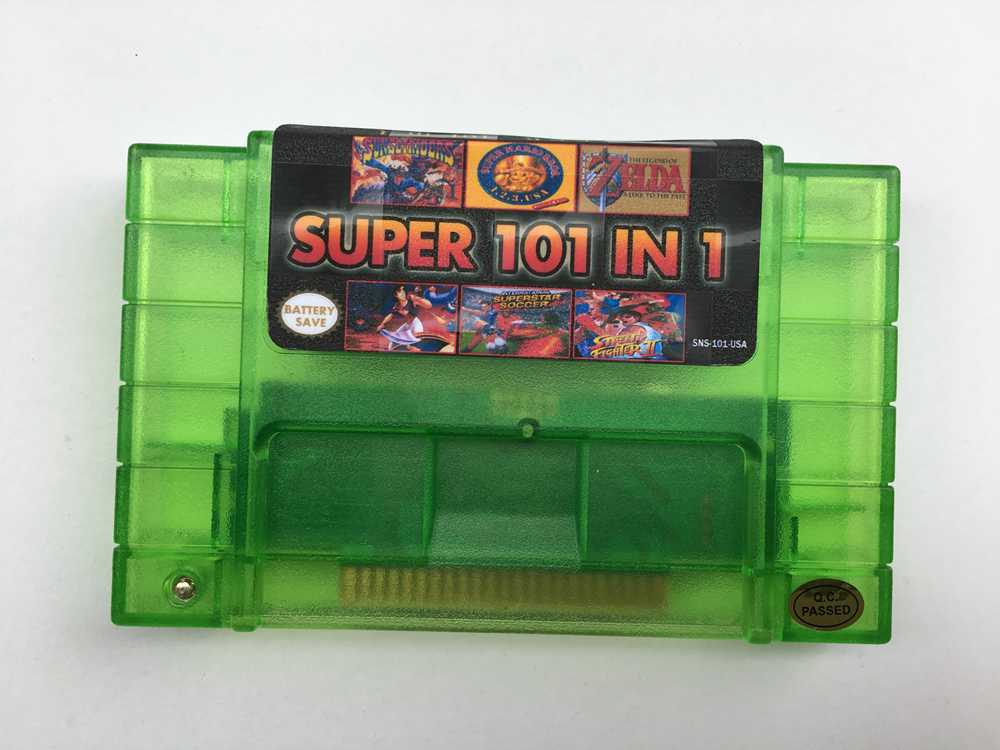 Best SNES Video Games Cartridge 101 in 1 SNES Game Cartridge 16 Bit