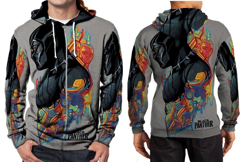 black panther hoodie mens