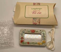New Longaberger Tie on floral frame mothers day use any occasion w photo... - $7.25
