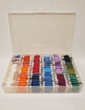 Lot 325 DMC Embroidery Floss Skeins Thread Carded In 3 Storage Box Cases - $74.25