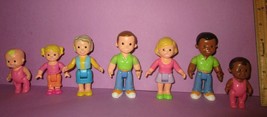 Fisher Price My First Dollhouse Family Little People Person AA Baby Dad Mom Lot - $50.00
