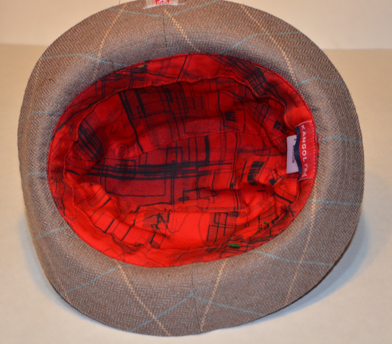 Kangol Red Hat Wool Heritage Newmarket 