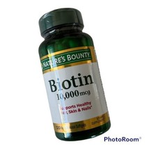 Nature&#39;s Bounty, Biotin 10,000 mcg, 120 Rapid Release Softgels Exp 10/24 - $8.79