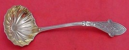 Italian by Tiffany & Co. Sterling Silver Gravy Ladle Scalloped Gold Washed 7" - $274.55