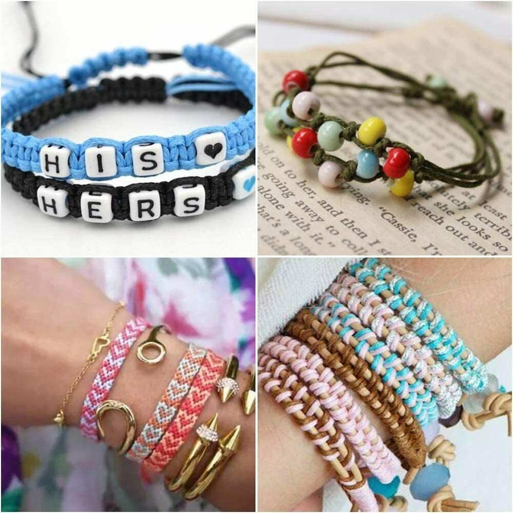 Jewelry Making Kit Set Colorful 48 Embroidery Thread Beads