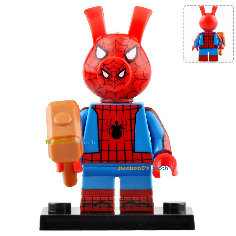 Spider-Ham Marvel Super Heroes Minifigures Lego Compatible Toys