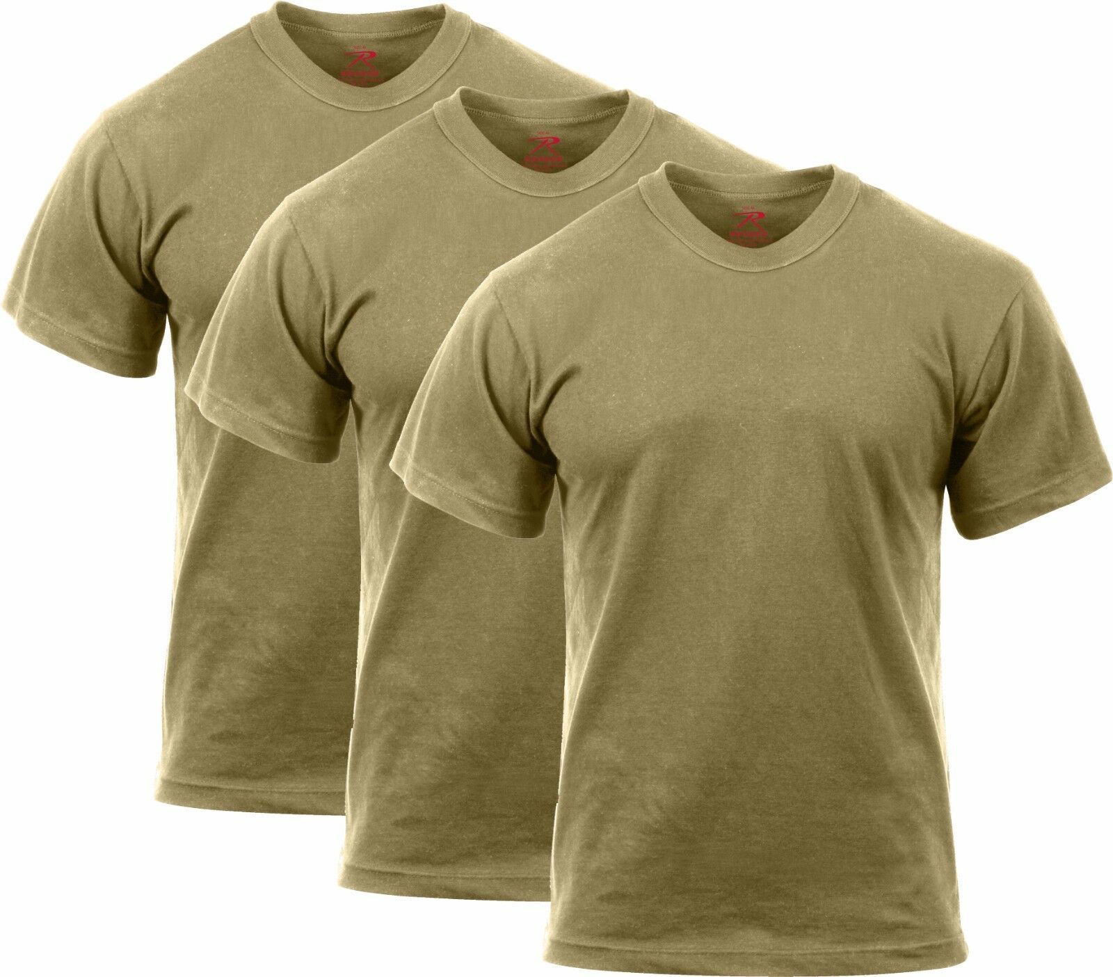 3 Pack Coyote Brown  Official AR 670 1 US Army  100 Cotton 