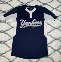 MAJESTIC New York Yankees Cool Base MLB Jersey Blue White Men’s Sz S *NEW* - $28.03