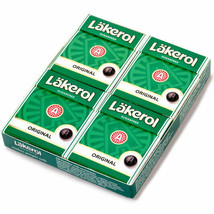 Lakerol of Sweden Sugarfree Licorice Candies: ORIGINAL(pack of 4)-FREE S... - $11.87