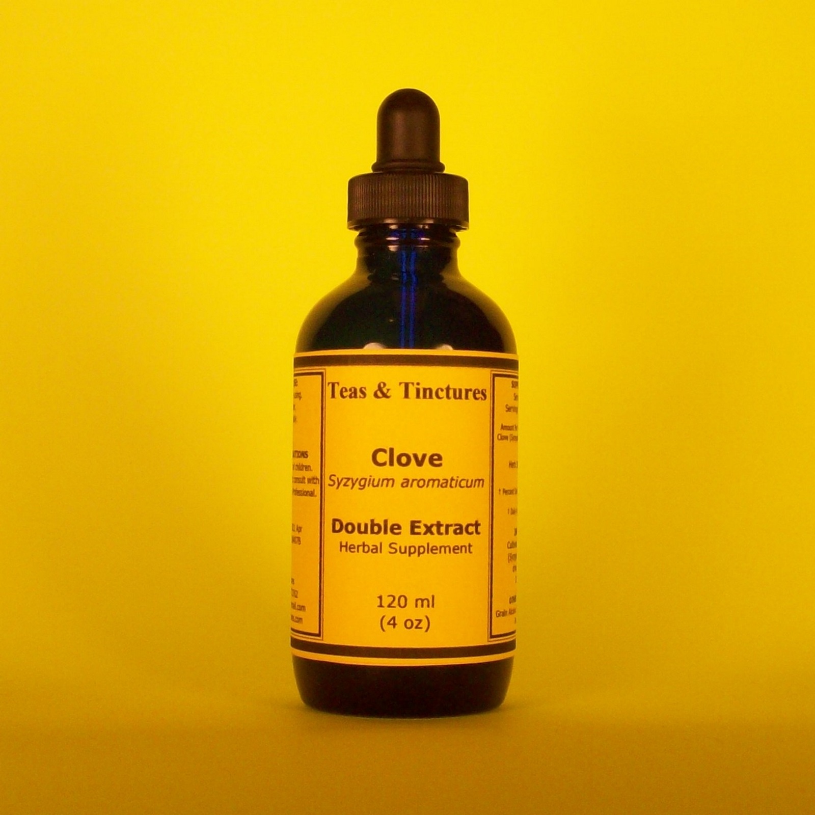 Clove Double Extract Liquid Herbal Supplement, 4 oz. tincture