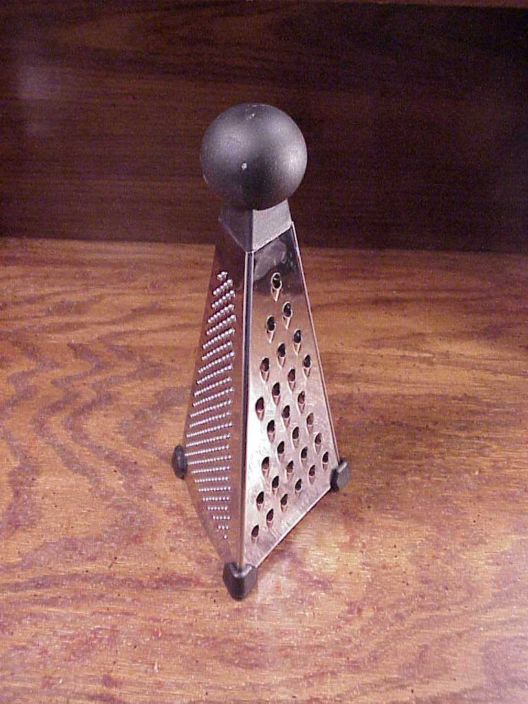 Progressive Pyramid Shaped Kitchen Shredder Grater, 3Sided, Ergonomic