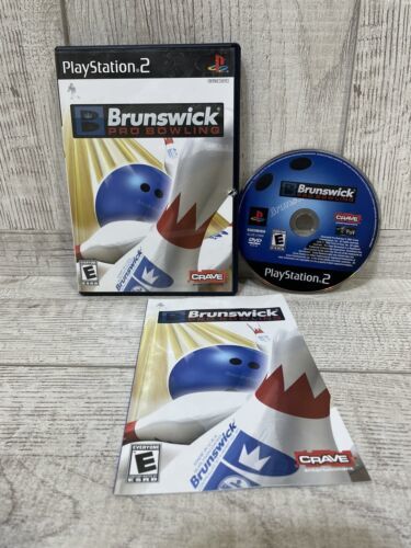 Brunswick Pro Bowling Playstation 2 PS2 Game Ten 10 Pin Bowling CIB Tested GUc - $1.97