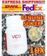 10 bottle VCO Virgin Coconut Oil Pure 60 softgel/500mg FREE DHL Express ... - $199.00