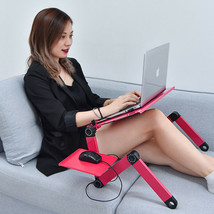 New Adjustable Laptop Table Bed Portable Lap Desk Foldable Stand Holder ... - $68.99